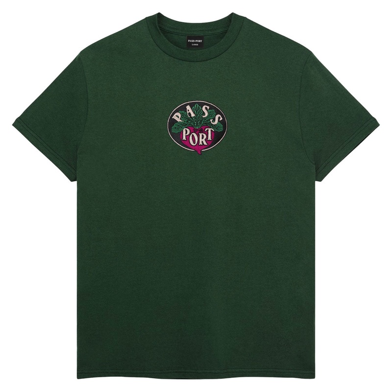 Passport Radish T-Shirt – Forest Green