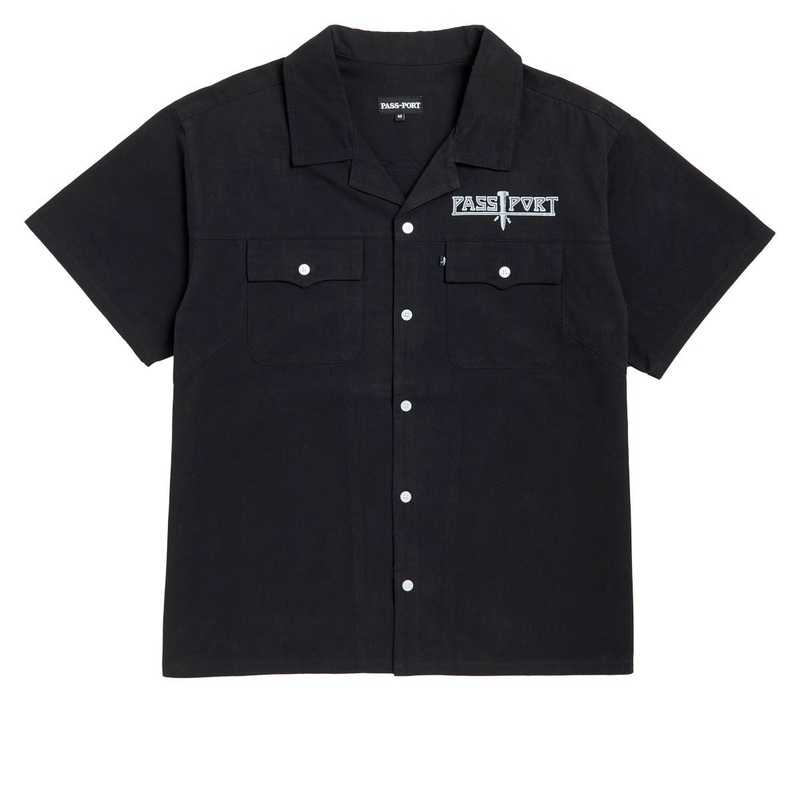 Passport Screwed Casual Shirt – Black
