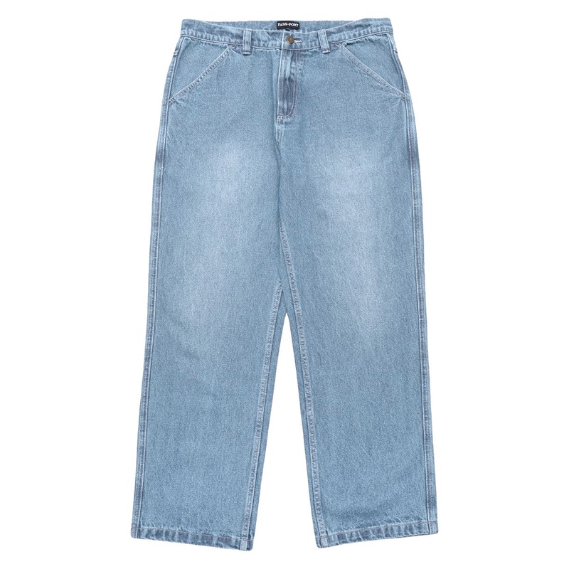 Passport Workers Club Jeans – Faded Wash Light Indigo