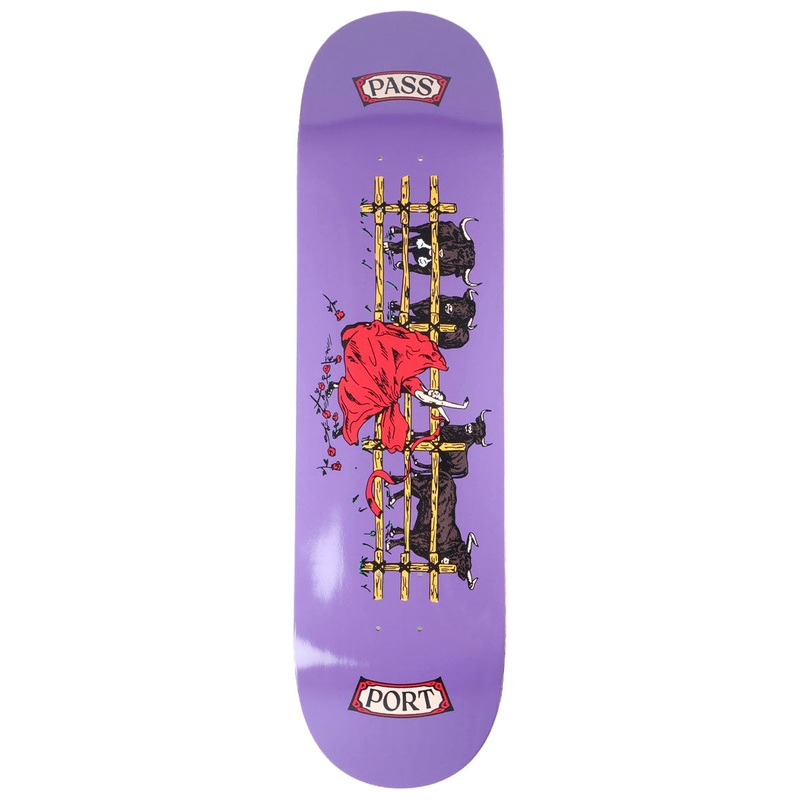 Passport Youre Making Me Nervous Red Flag Skateboard Deck – 8.25