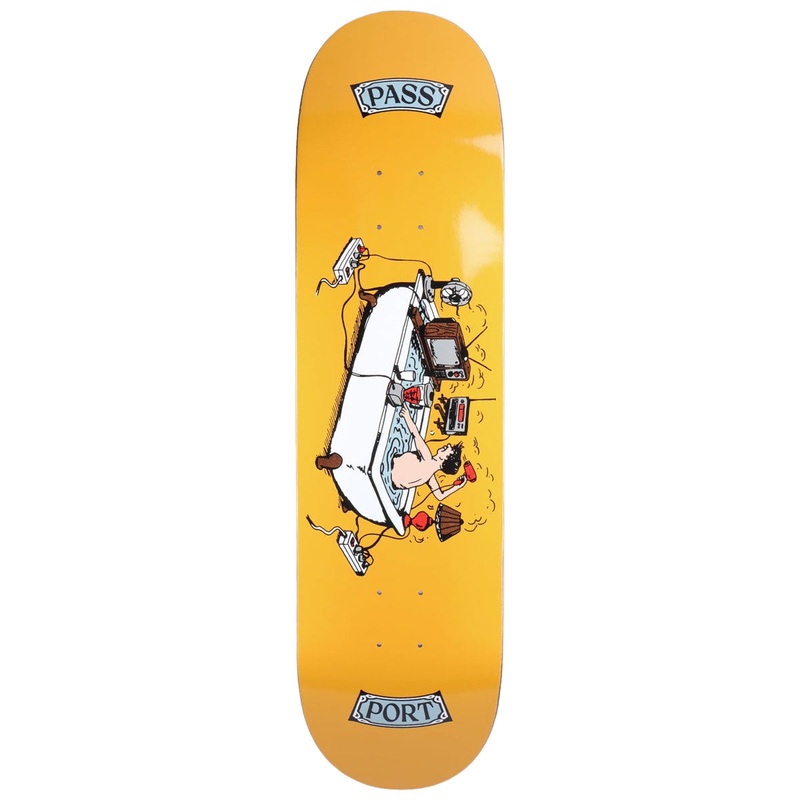 Passport Youre Making Me Nervous Tub Time Skateboard Deck – 8.00