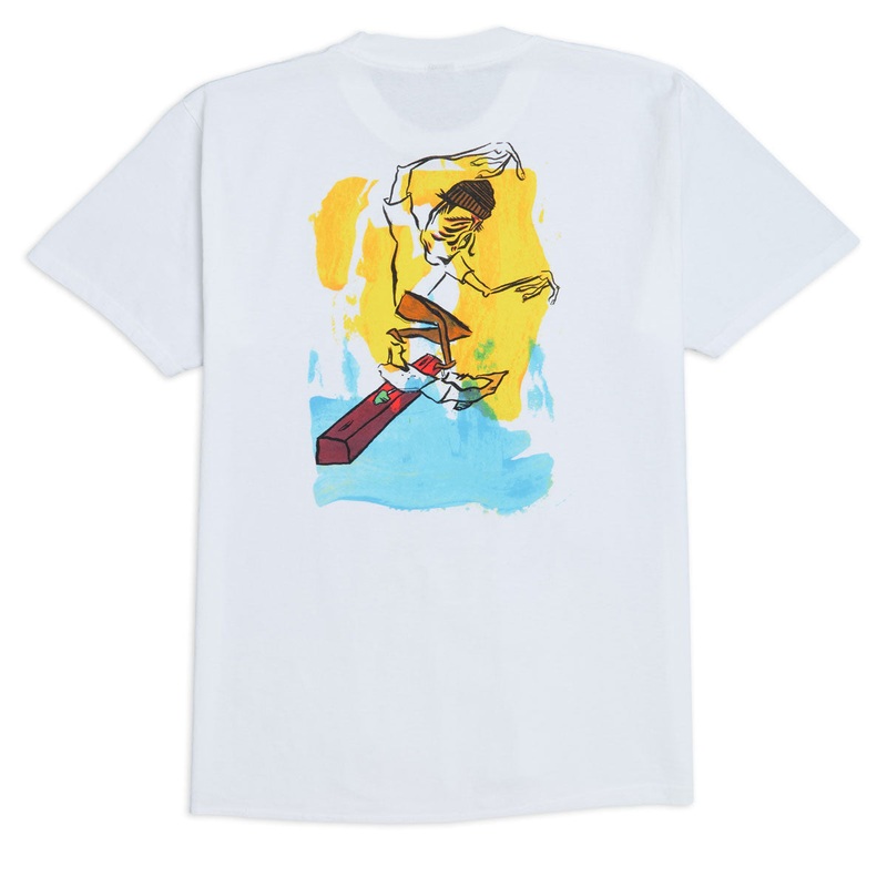 Slappy Red Curb T-Shirt – White