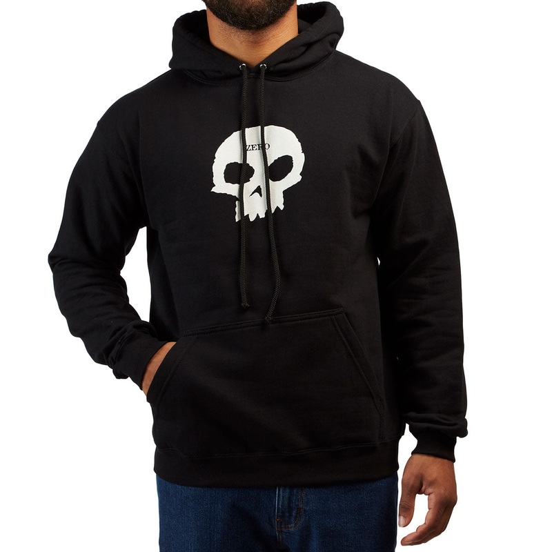 Zero Single Skull Hoodie – Black
