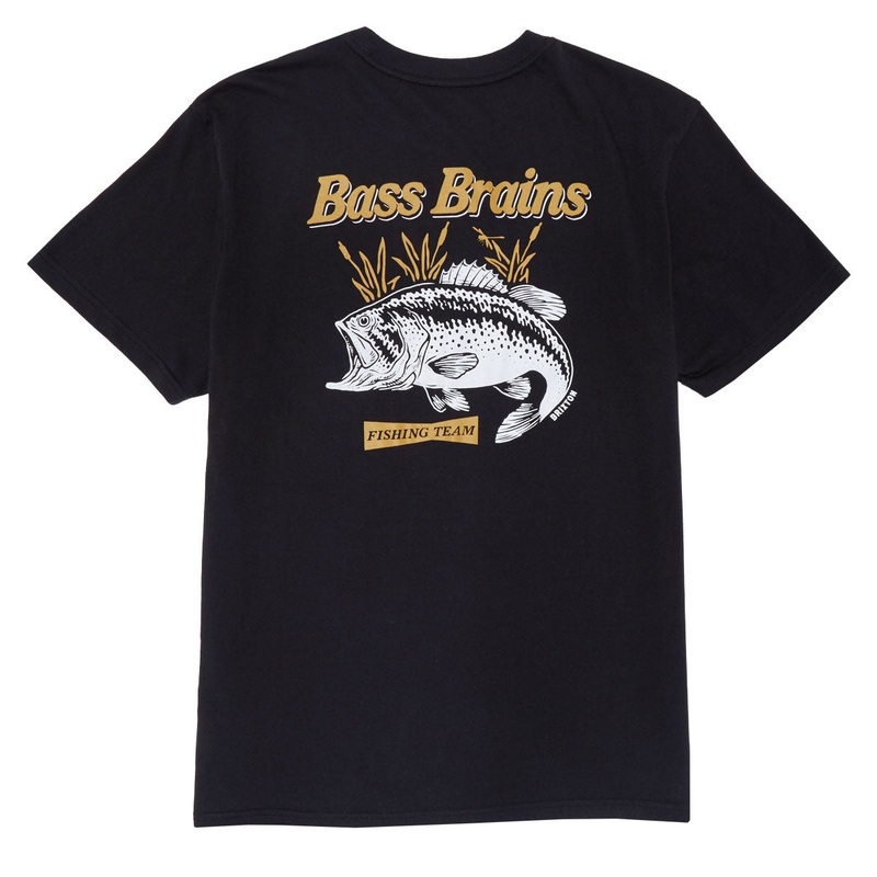 Brixton Bass Brains Ft T-Shirt – Black
