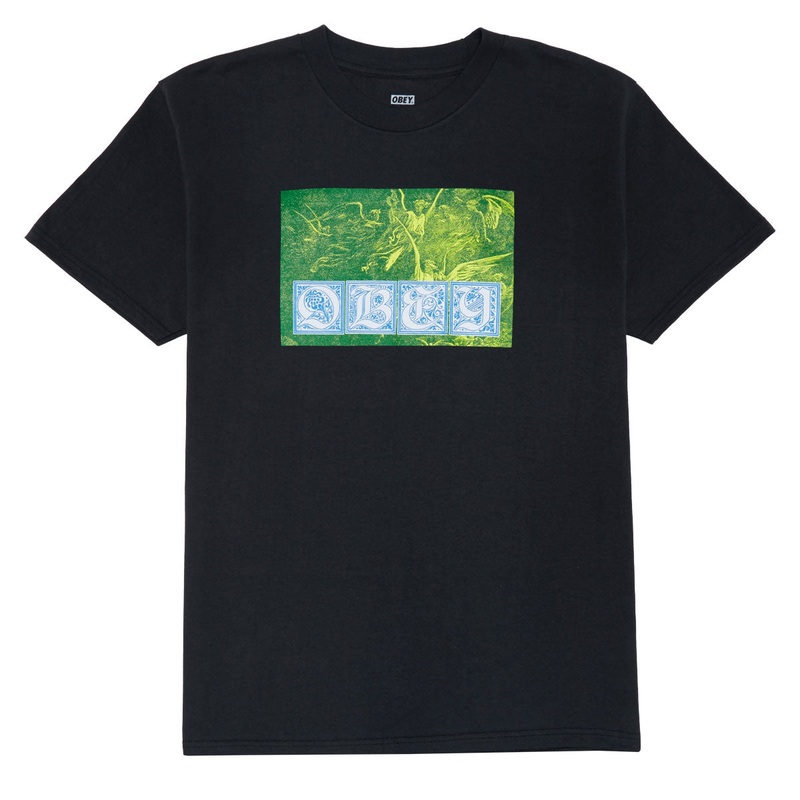 Obey Angels T-Shirt – Vintage Black