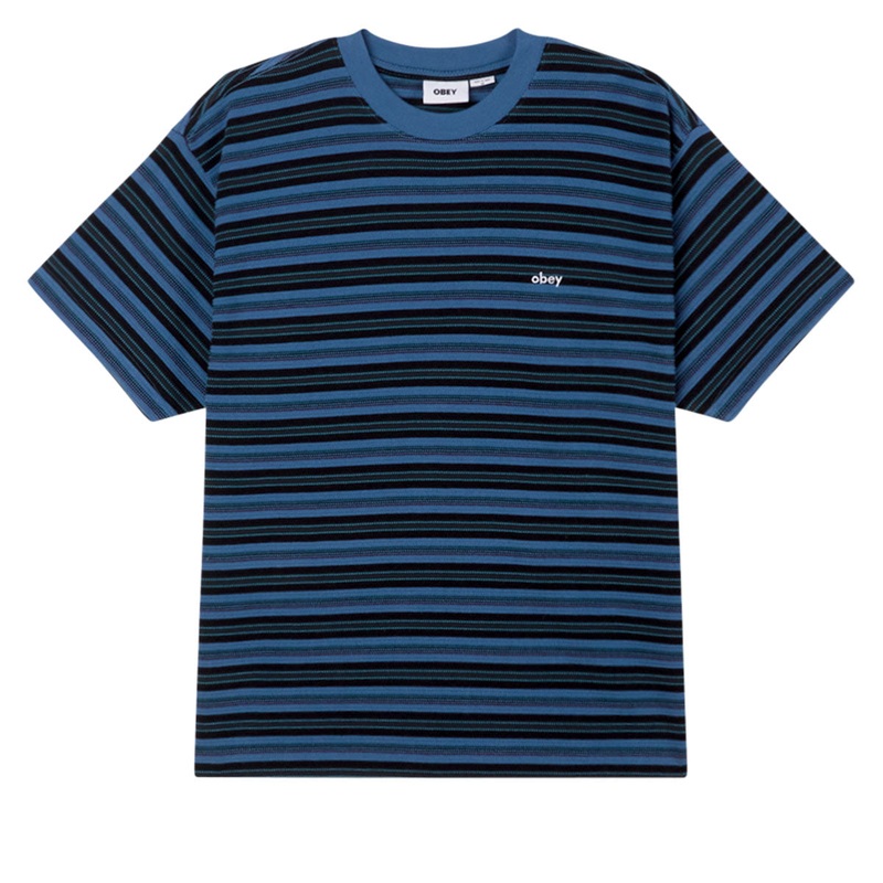 Obey Kenny Relaxed T-Shirt – Coronet Blue Multi