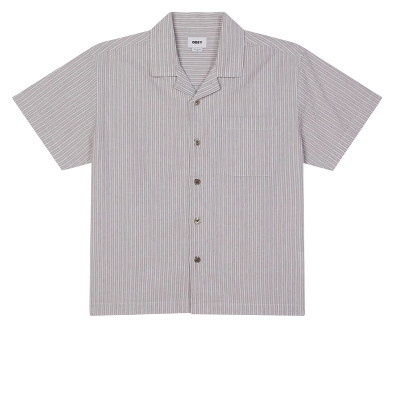 Obey Reducer Woven Shirt – Brown Multi