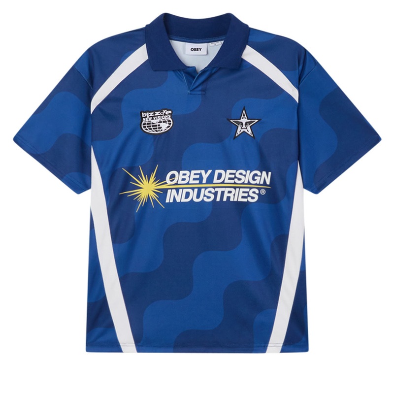 Obey Soccer Jersey – Blue Multi