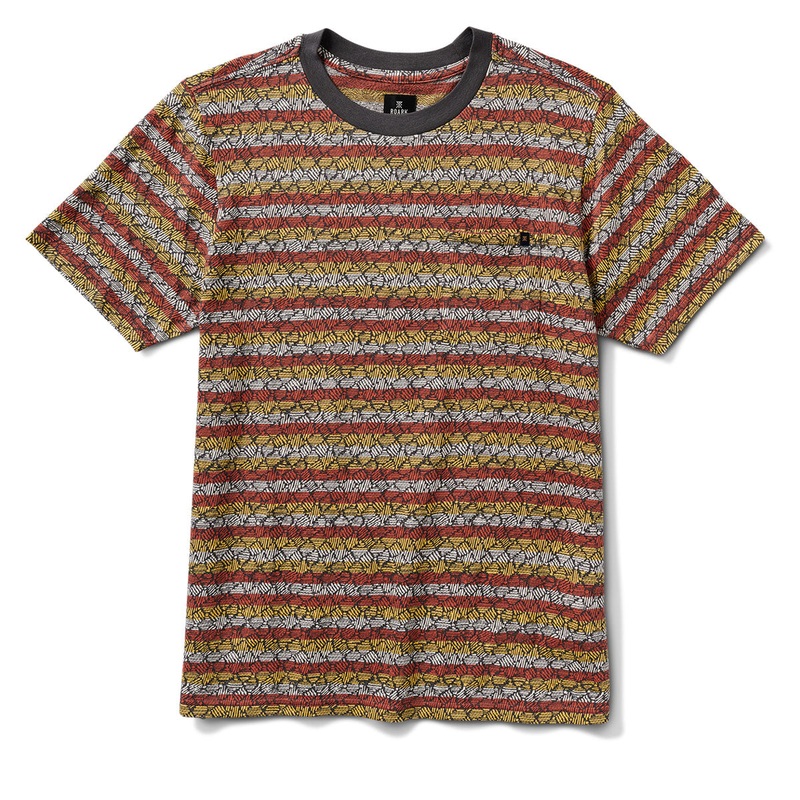 Roark Journey Jacquard Crew T-Shirt – Sunburst