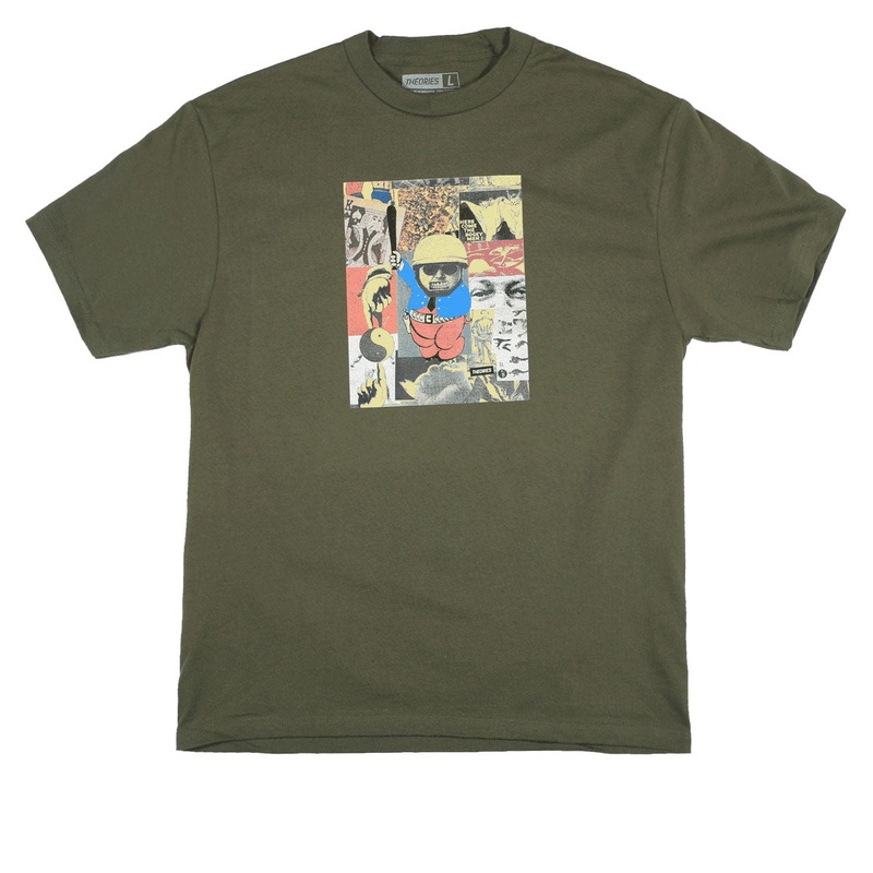 Theories Law And Order T-Shirt – Olive