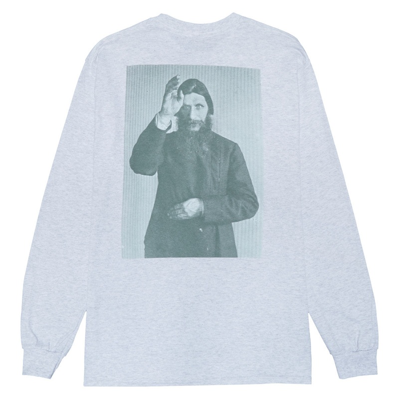 Theories Rasputin Long Sleeve T-Shirt – Ash Grey