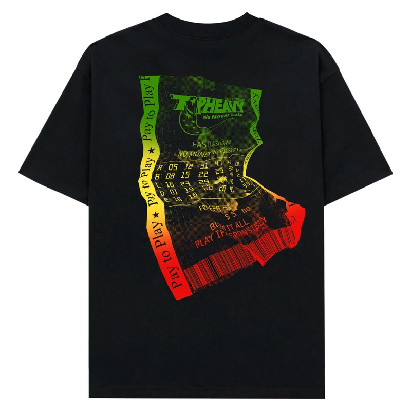 Top Heavy Never Lose T-Shirt – Black