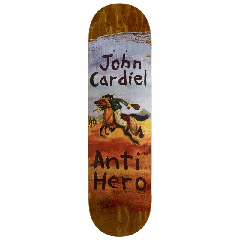 Anti-Hero Cardiel Old West Skateboard Deck – Brown – 8.62
