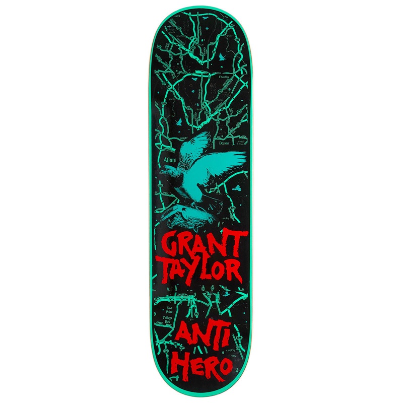 Anti-Hero Grant Repossessed LG Skateboard Deck – Green – 8.50
