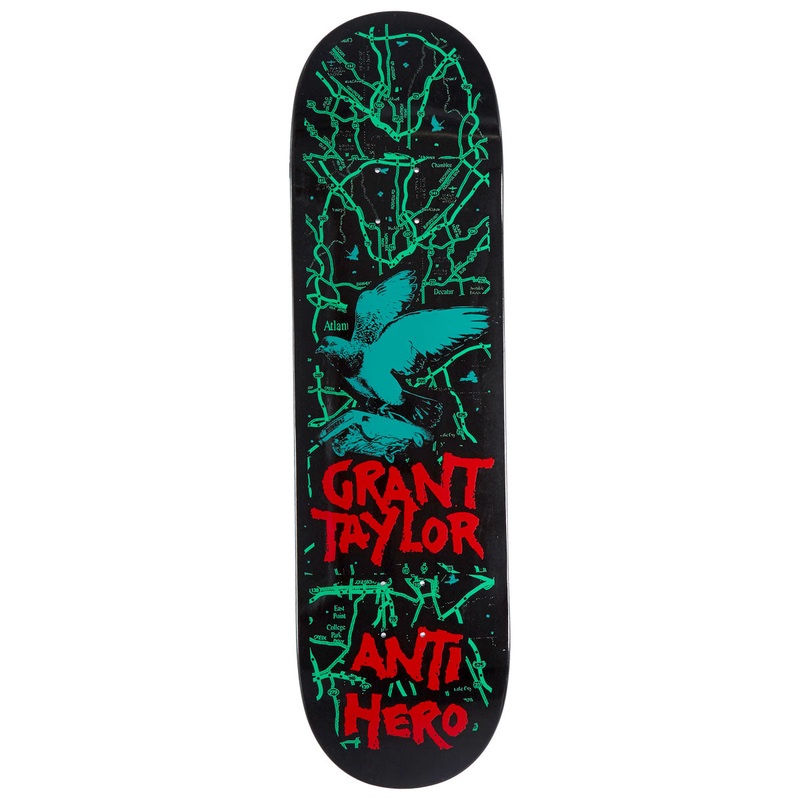 Anti-Hero Grant Repossessed XL Skateboard Deck – Black – 9.00