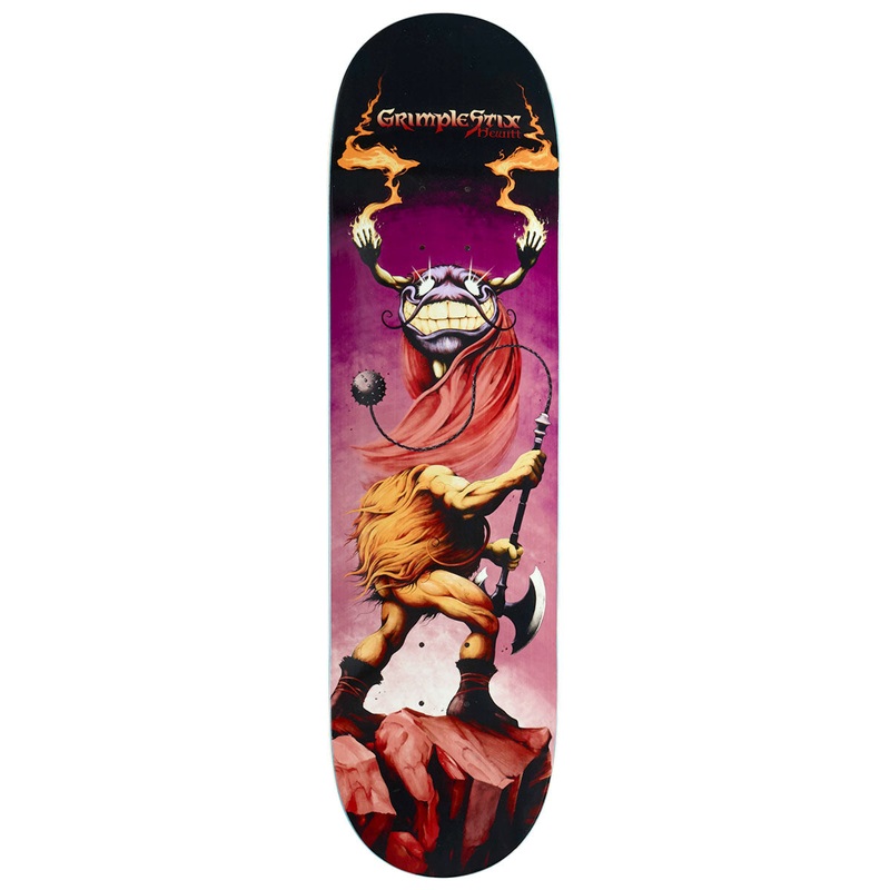Anti-Hero Grimplestix Barbarians Hewitt Skateboard Deck – 8.50
