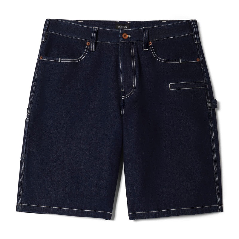 Brixton Builders Carpenter Baggy Shorts – Rinse Denim