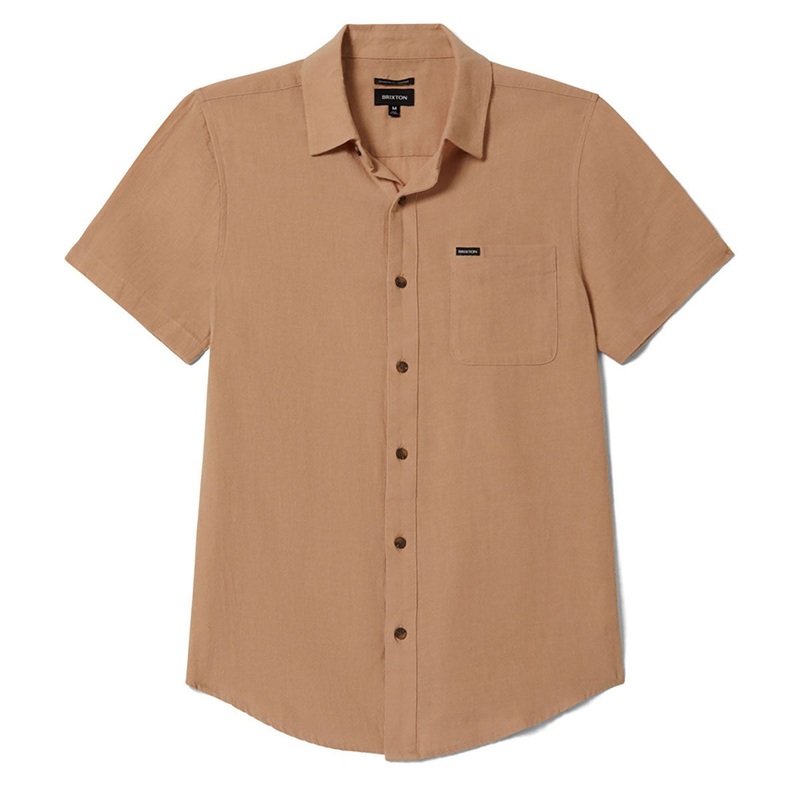 Brixton Charter Organic Cotton Shirt – Hazelnut
