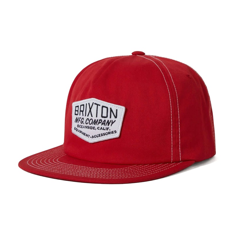 Brixton Coleson Hp Snapback Hat – Red