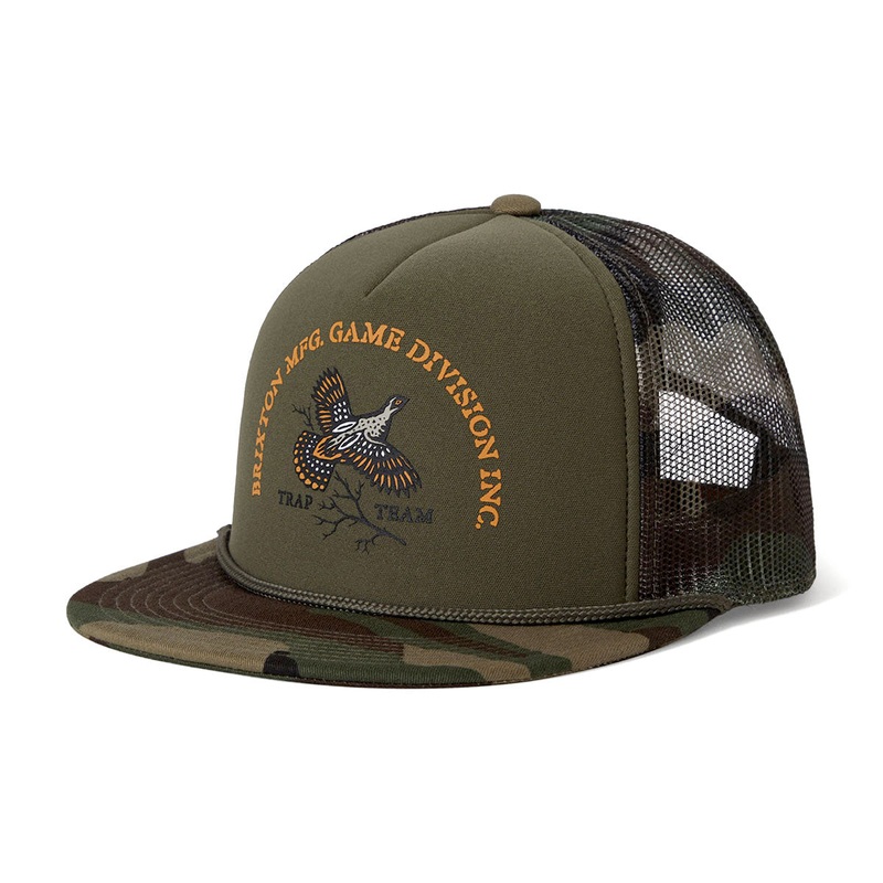 Brixton Game Np Hp Trucker Hat – Camo/Olive/Camo