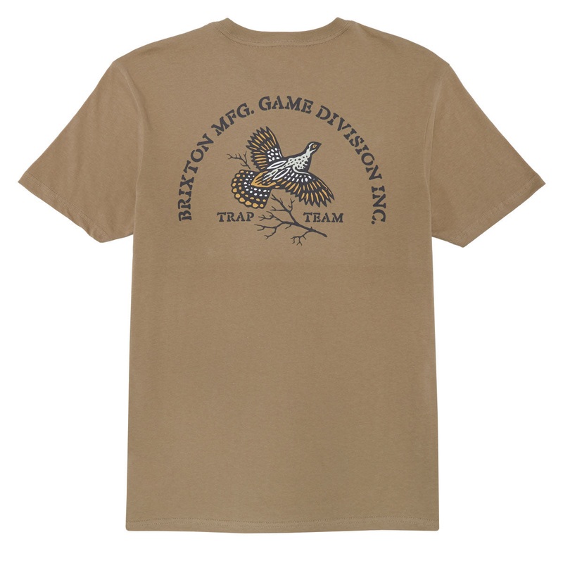 Brixton Game Tailored T-Shirt – Khaki