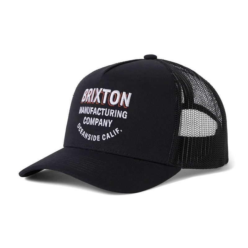 Brixton Redoubt C Np Mp Trucker Hat – Black/Black