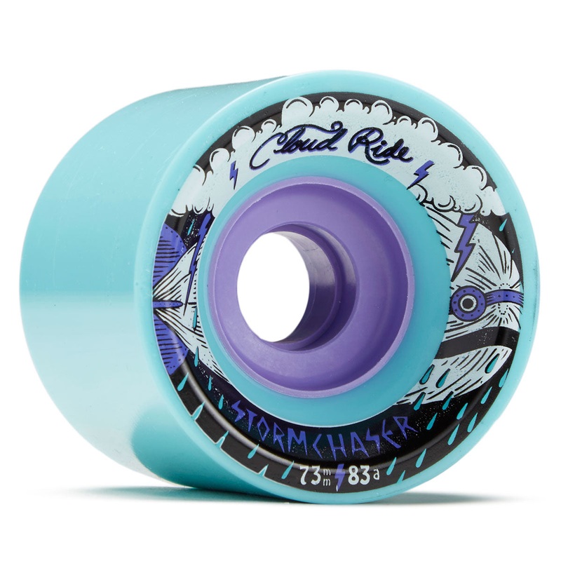 Cloud Ride Storm Chasers 83a Longboard Wheels – Blue – 73mm