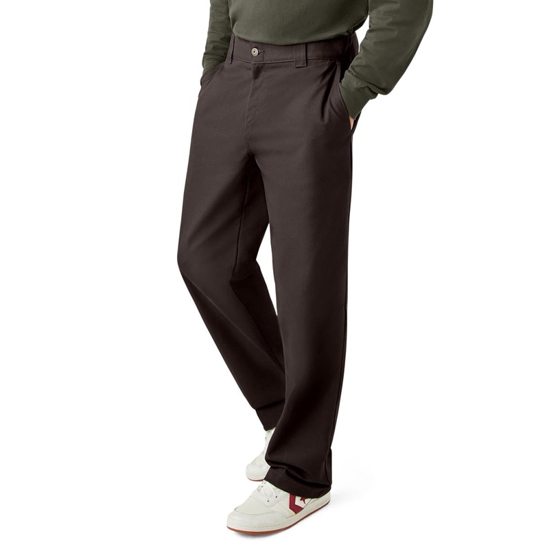 Dickies Jamie Foy Loose Straight Twill Pants – Dark Brown