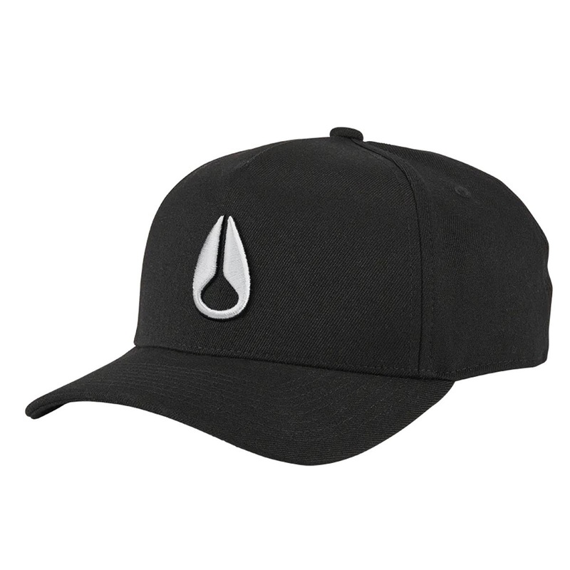 Nixon Deep Down Athletic Snapback Hat – Black/White