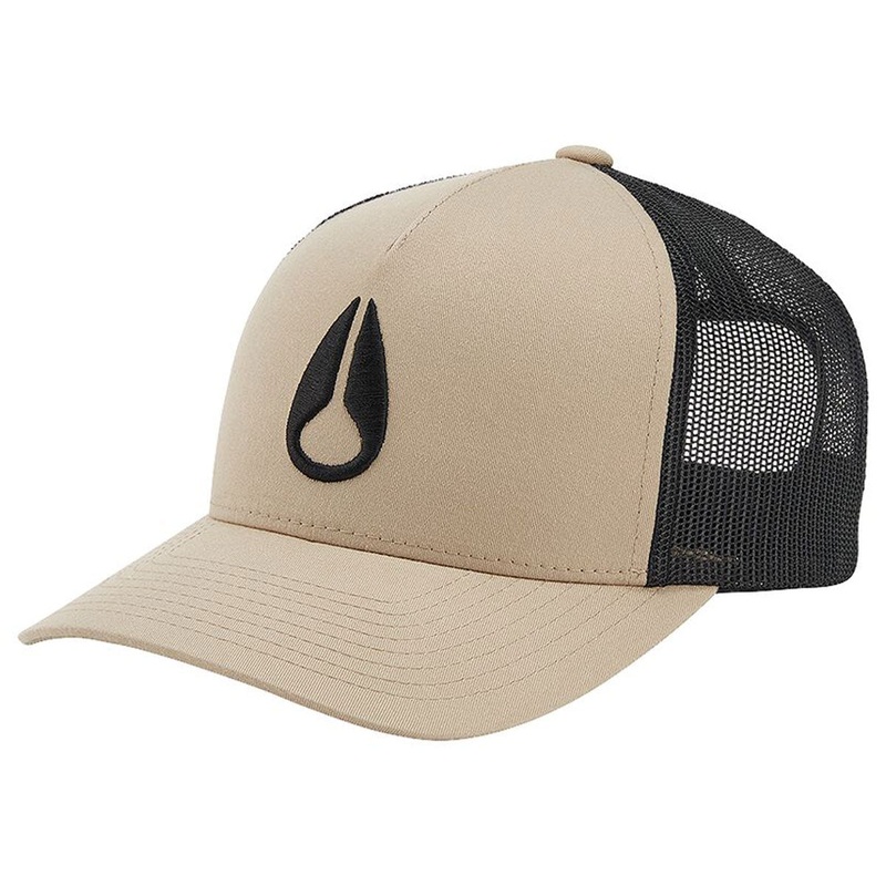 Nixon Iconed Trucker Hat – Khaki/Black