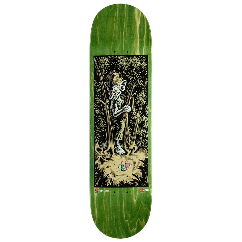 Real Hermann Fairy Tail Skateboard Deck – Green – 8.28