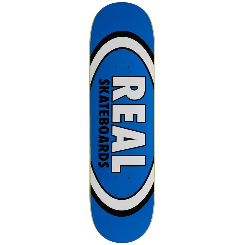 Real Team Classic Oval Skateboard Deck – Blue – 8.50