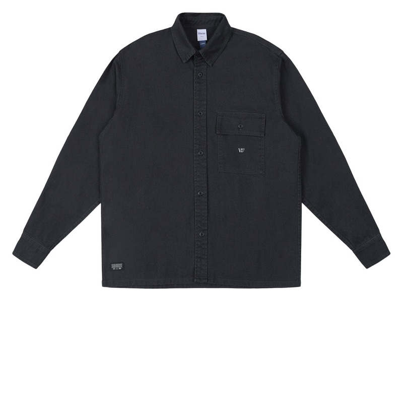 Rivvia Off Track Long Sleeve Shirt – Washed Black