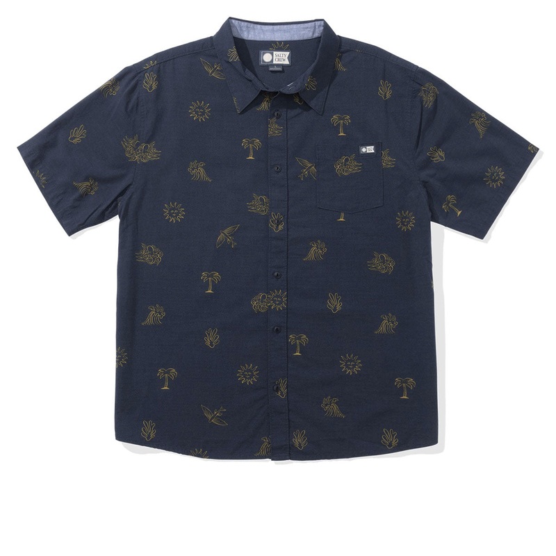 Salty Crew Good Vibes Shirt – Navy