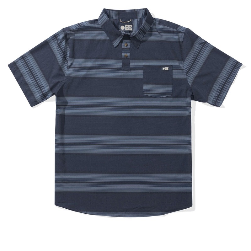 Salty Crew Sundown Perf Tech Polo Shirt – Navy