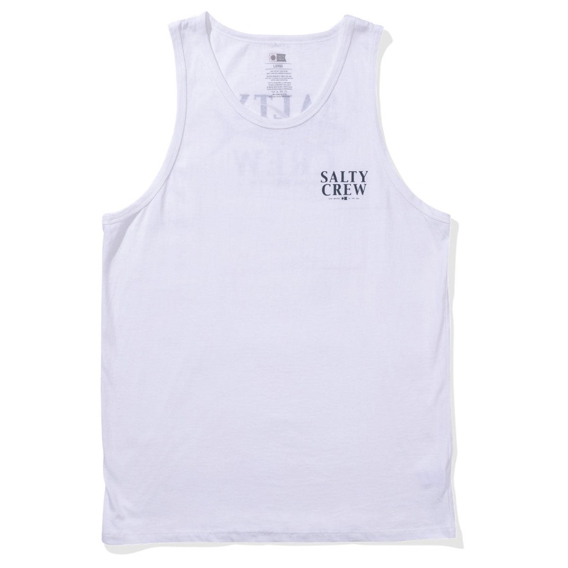 Salty Crew Yellowfin Tank Top – White