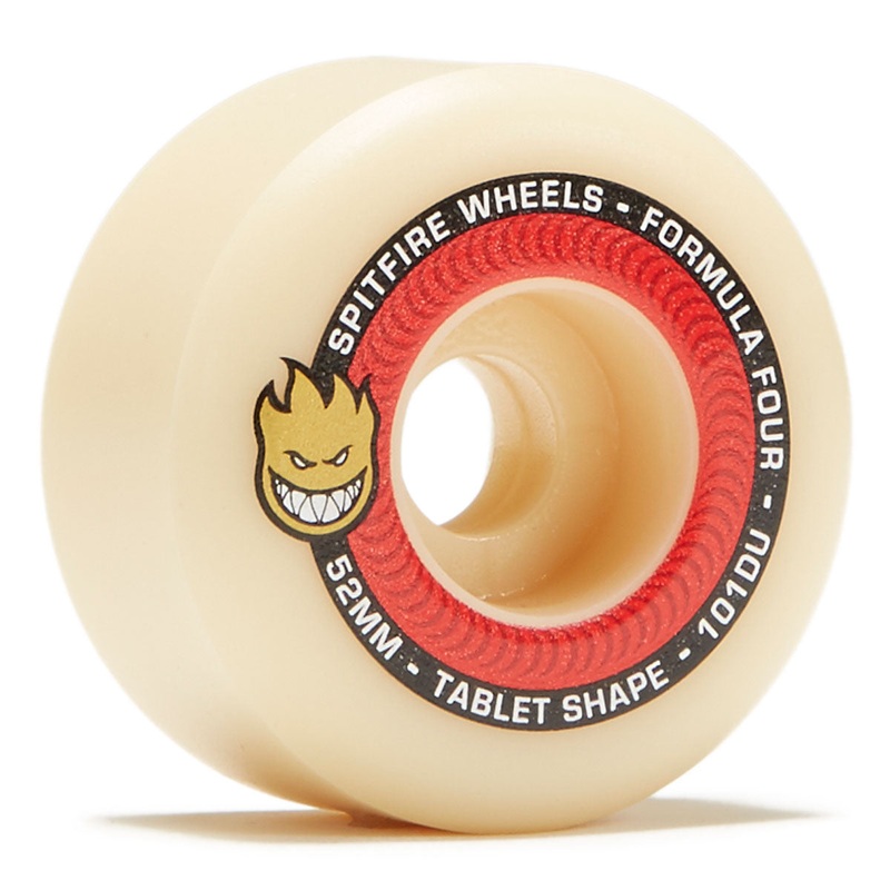 Spitfire F4 101 Tablet Skateboard Wheels – Natural – 52mm