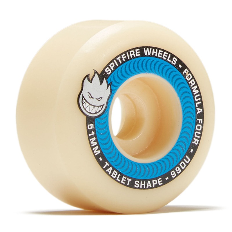 Spitfire F4 99 Tablet Skateboard Wheels – Natural – 51mm
