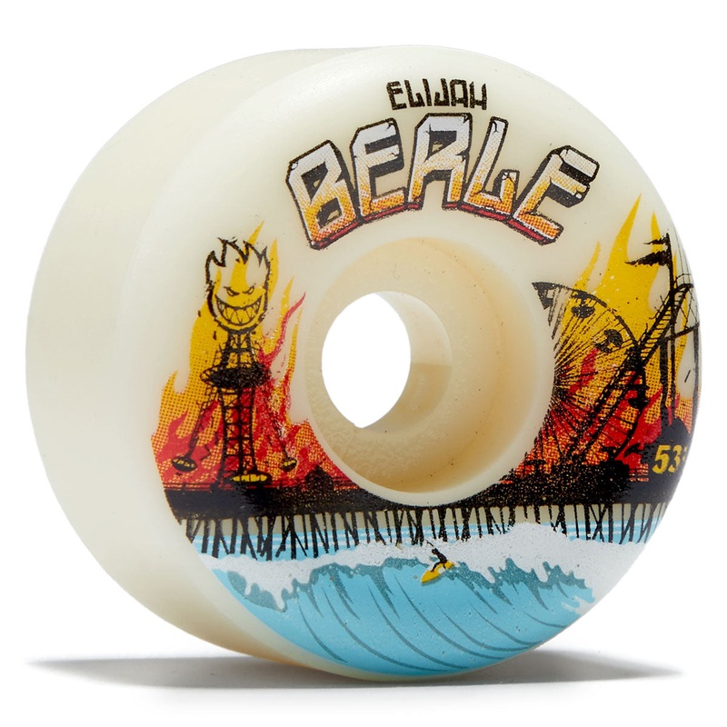 Spitfire F4 99d OG Classic Elijah Berle Heatwave Skateboard Wheels – Natural – 53mm