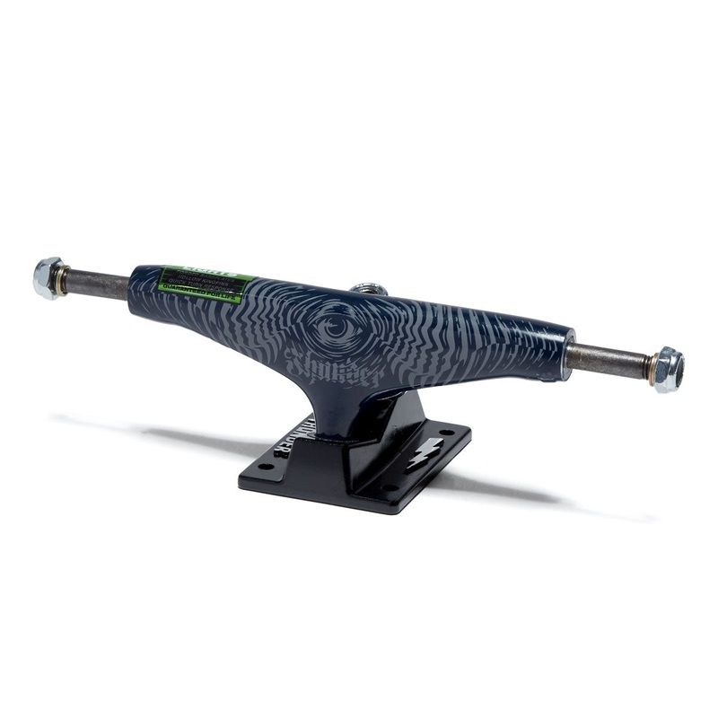 Thunder Mindstate Lights Skateboard Trucks – Deep Blue/Gloss Black – 148mm