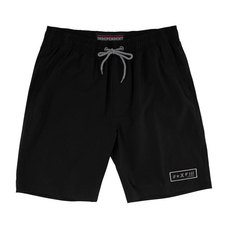 Independent Exclamation Hybrid Shorts – Black