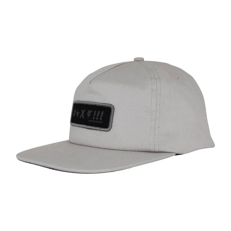 Independent Exclamation Snapback Hat – Grey