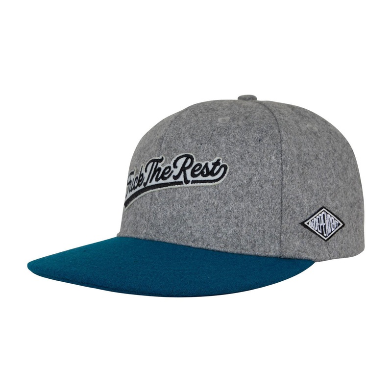 Independent FTR Team Snapback Hat – Grey/Navy