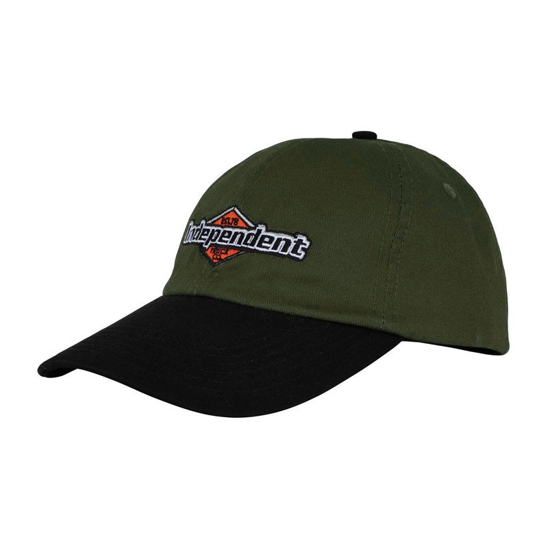 Independent Mojochrome Dad Snapback Hat – Olive/Black