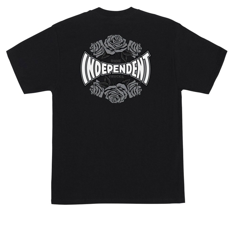 Independent Rose Span T-Shirt – Black