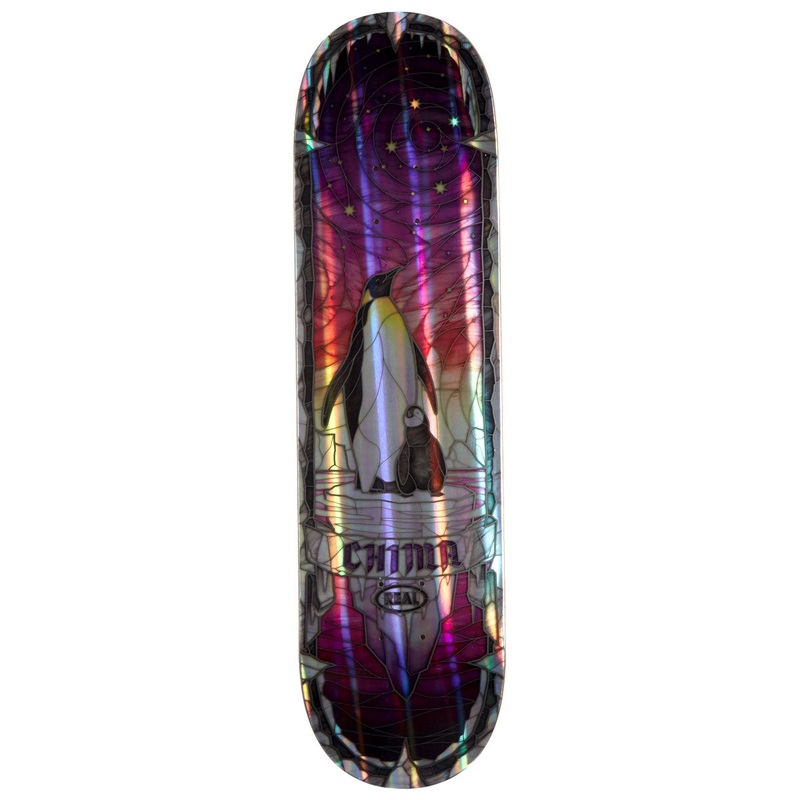 Real Chima Cathedral Skateboard Deck – Holographic Rainbow Foil – 8.25