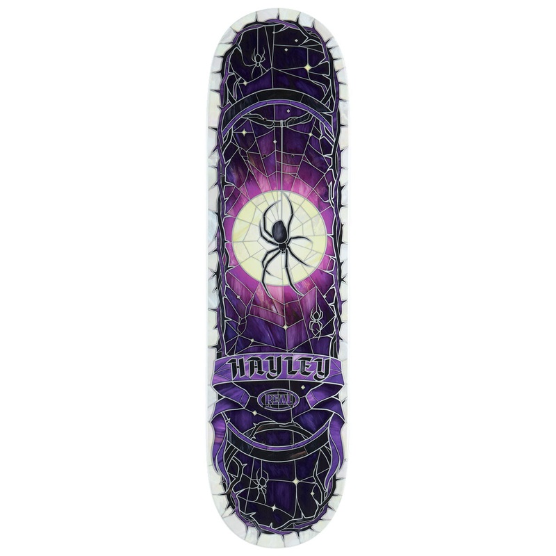 Real Hayley Cathedral Skateboard Deck – Purple – 8.38