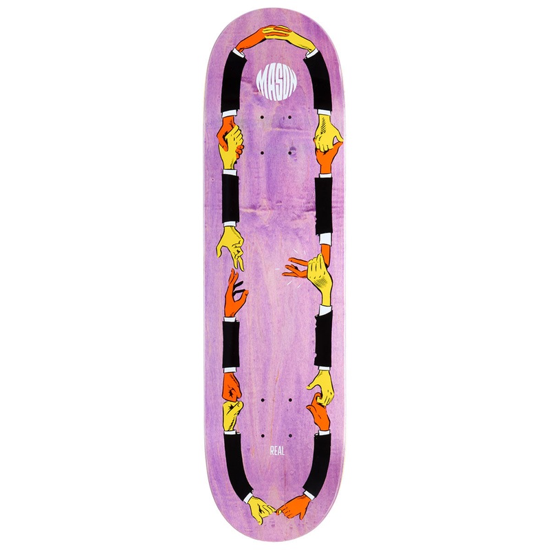 Real Mason Shakes Skateboard Deck – 8.38