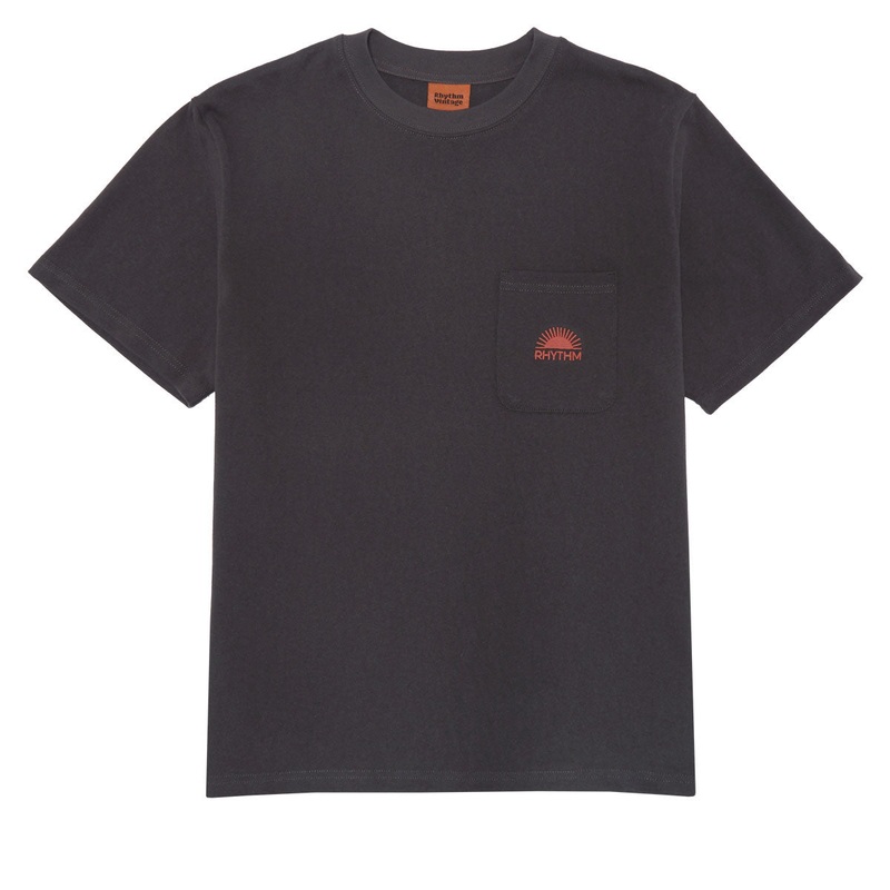 Rhythm Heavy Vintage Pocket Emblem T-Shirt – Charcoal