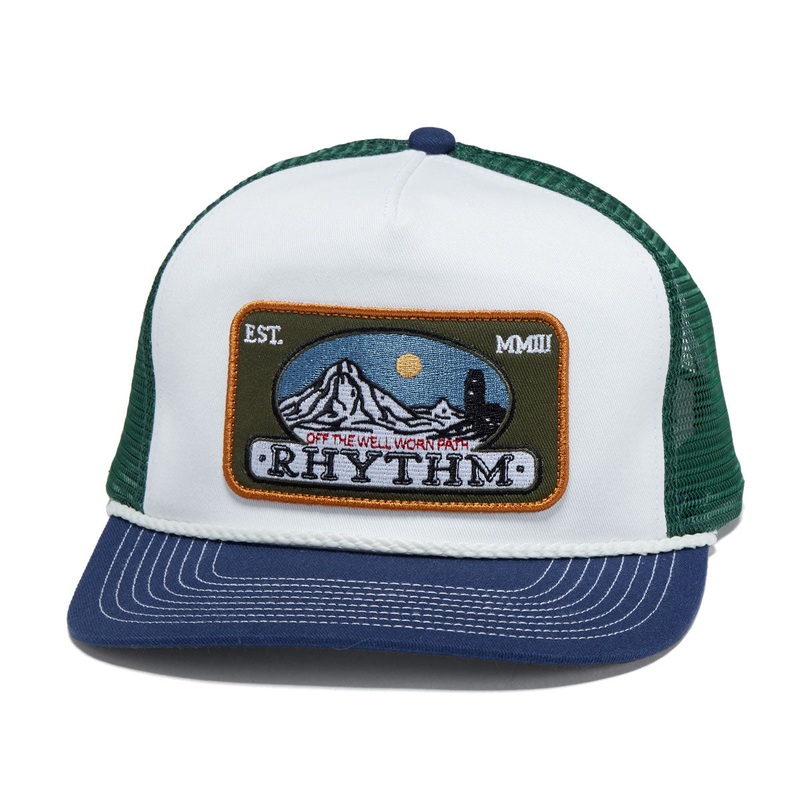 Rhythm Horizon Trucker Hat – Blue/Green